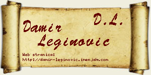 Damir Leginović vizit kartica